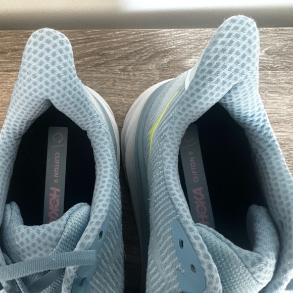 HOKA Clifton 9 Dusk Pink Twilight 1132211-DNK Women’s 10.5D Wide Running Shoe - Picture 5 of 14